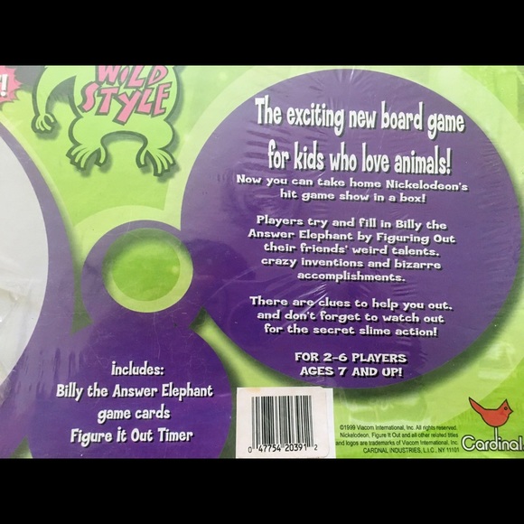 Nickelodeon Figure it out wild style board game. - Picture 4 of 4
